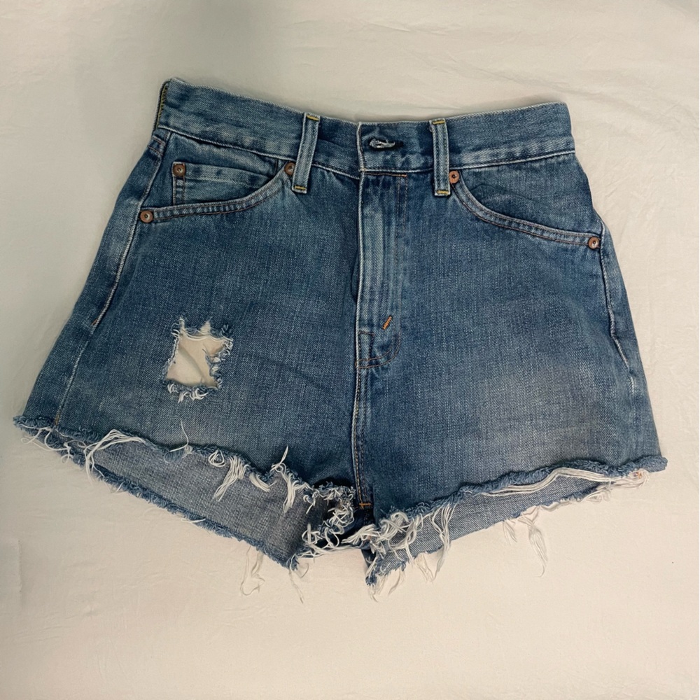 Levi’s 701 Denim Shorts High-Waist